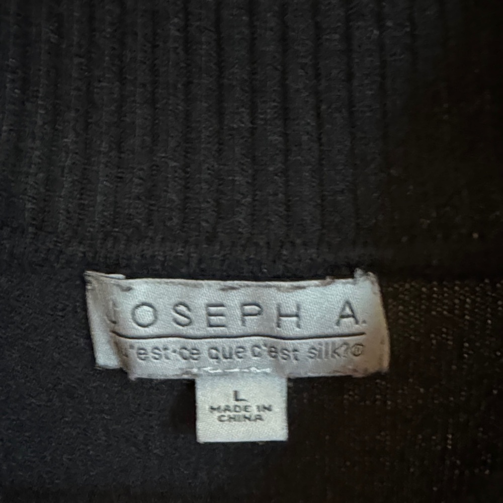 Joseph Black Sweater with Gold Accents - Picture 2 of 4